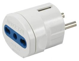 Adattatore Spina Schuko a Presa Bipasso 16A
